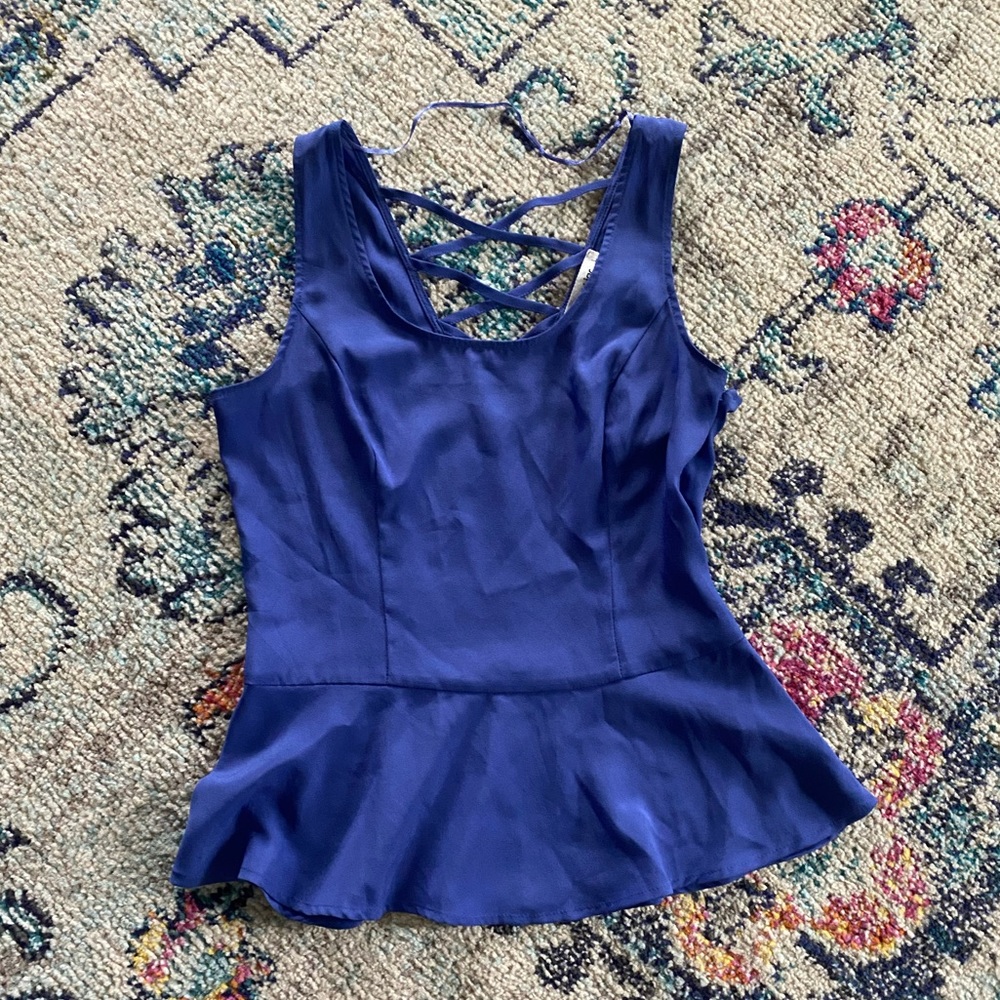 Mac and Jac blue/purple women’s top